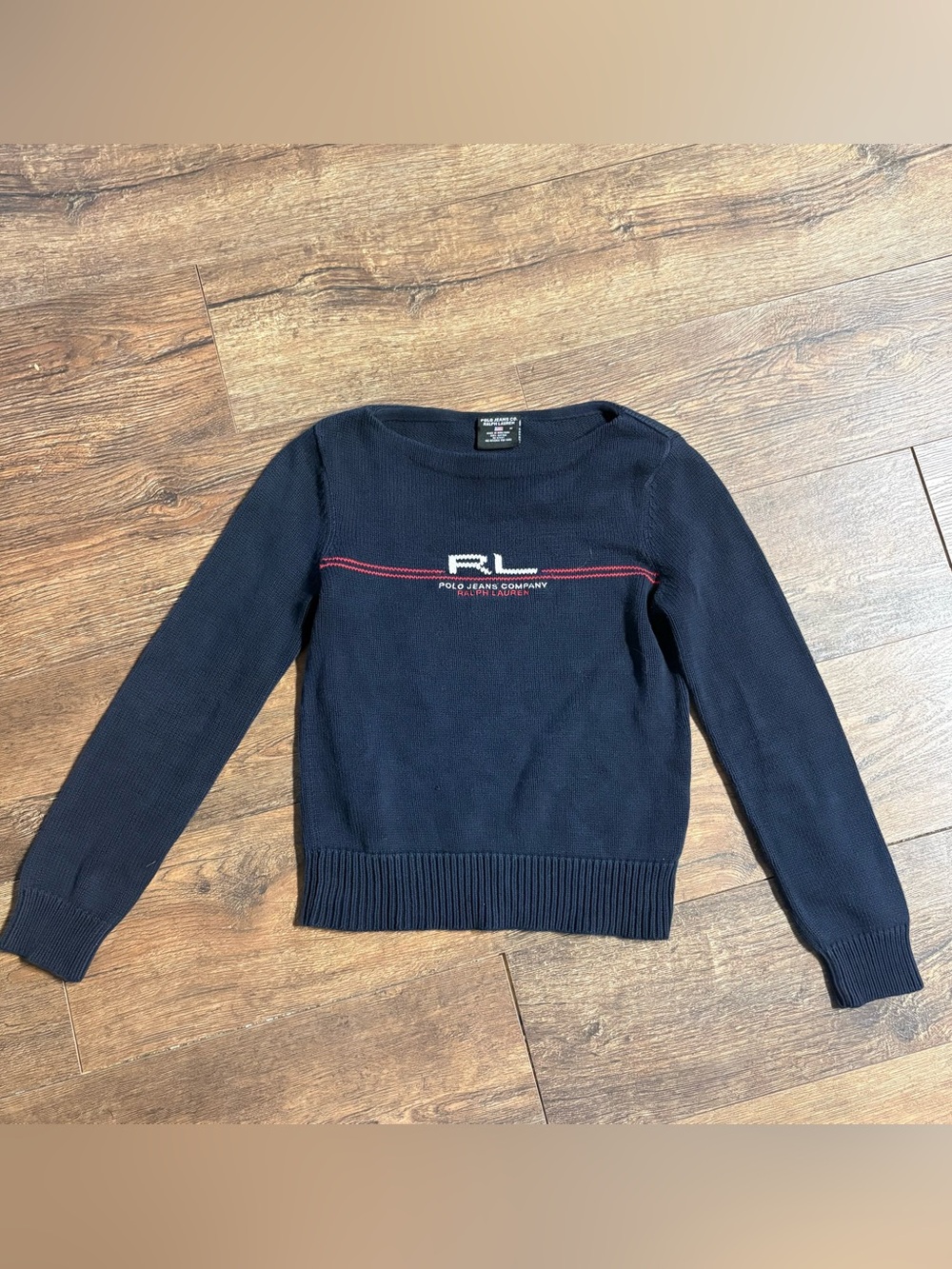 Vintage 90’s Polo Ralph Lauren Polo Jeans co knitted sweater